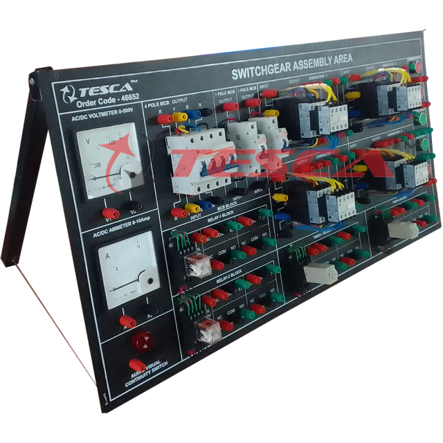 Switch Gear Assembly Trainer for Electrical Laboratories
