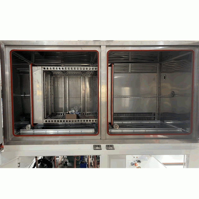 Horizontal thermal shock test chamber thermal test chamber
