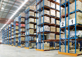 Efficient Selective Pallet Racking System for Warehouse Storage