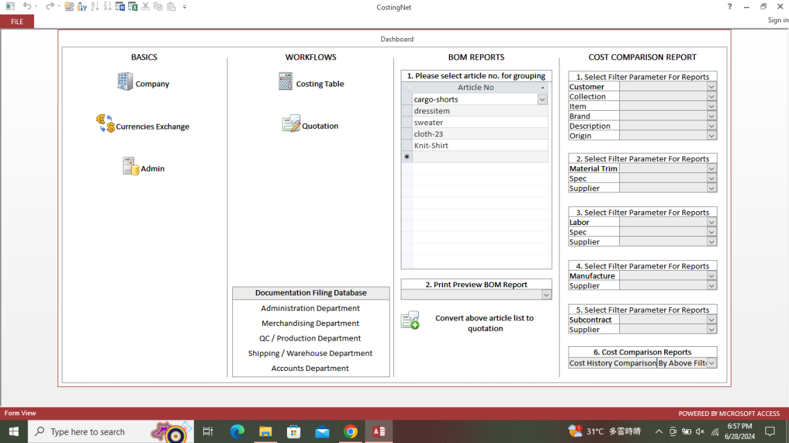 Costingnet - Costing Software