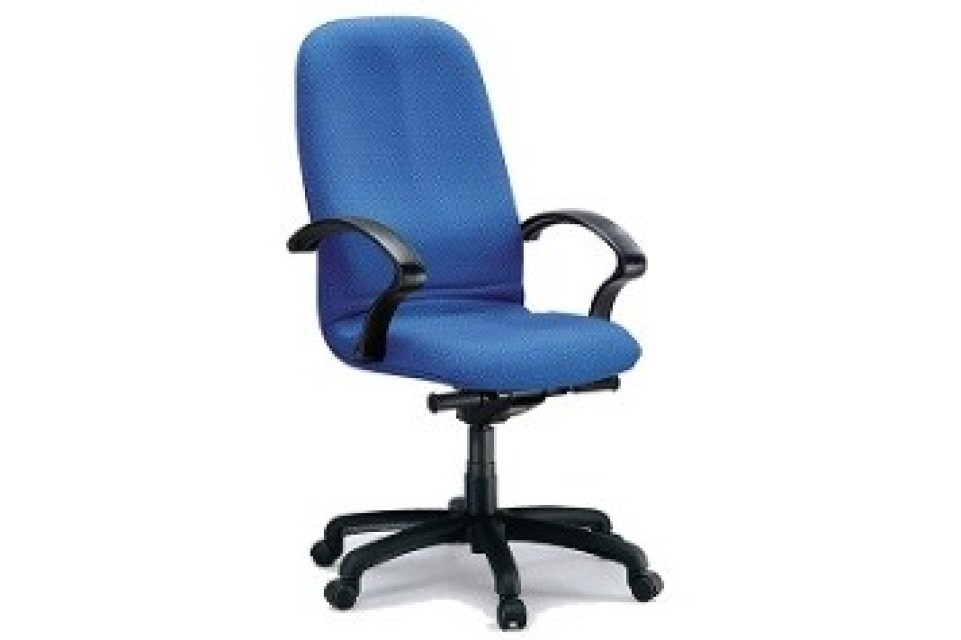 Ergonomic Fabric Chair LM502AKG - Office Manager Chair with Dual Plywood Design