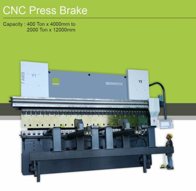 PARMAR Edge H Series CNC Press Brake Machine - Heavy Duty