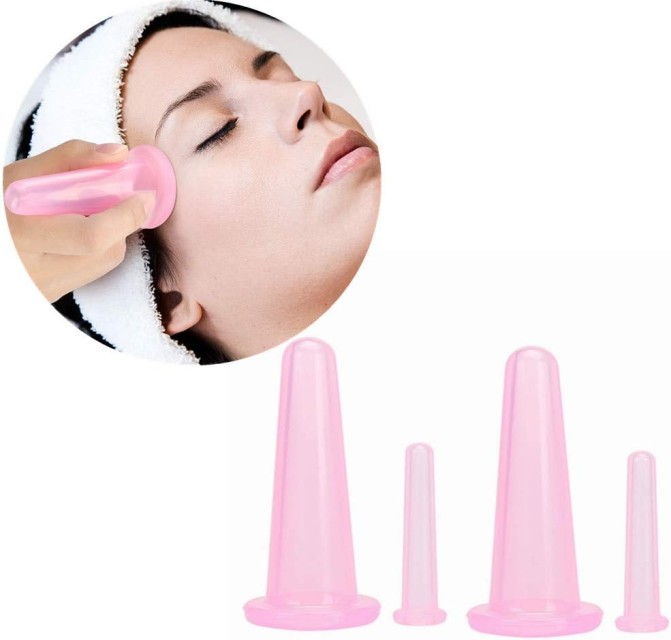 Silicone Facial & Eye Cupping Set for Health & Beauty