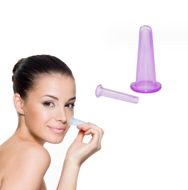 Silicone Facial & Eye Cupping Set for Health & Beauty