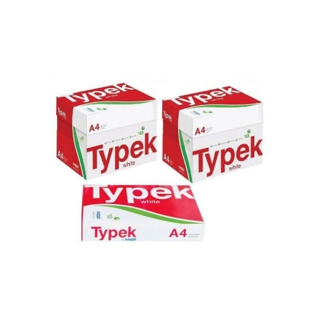 TYPEK White Bond Paper A4 Copy Papers – Smooth Finish, Wholesale Rates