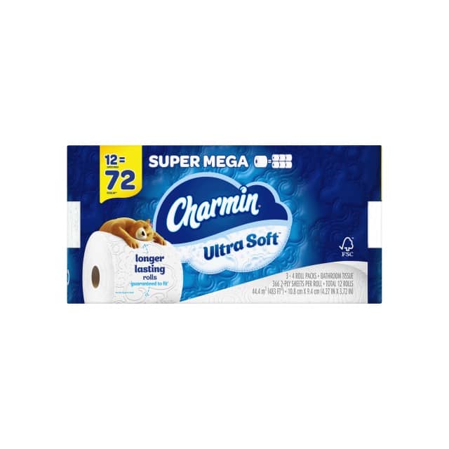 Charmin Ultra Soft Touch Toilet Paper - Washroom Tissue for Bulk Supply