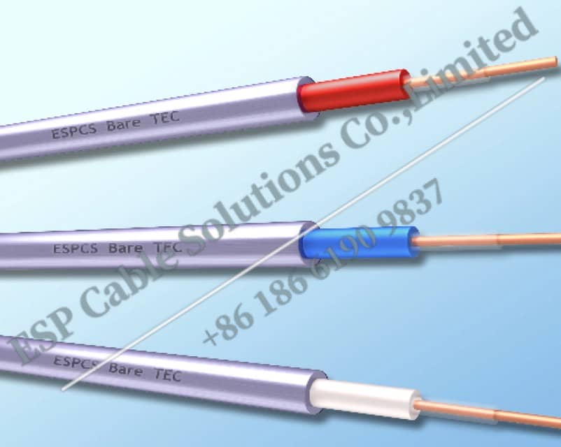 18AWG 200℃ 4mm Tubing Encapsulated Cable for Downhole Use - Bulk Supply Available