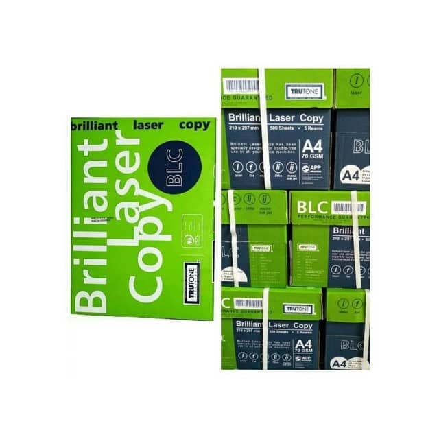 BLC Brilliant Laser A4 Copy Paper 80gsm for Wholesale Supply at Best Deals