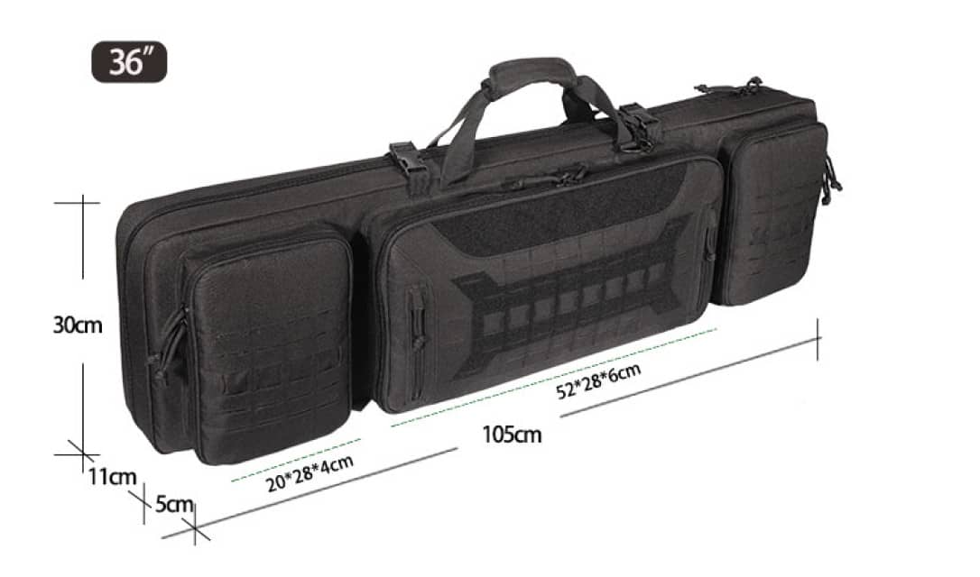 GN-9111-36 YAKEDA Tactical Gun Bag Tactical Range Bag Molle System