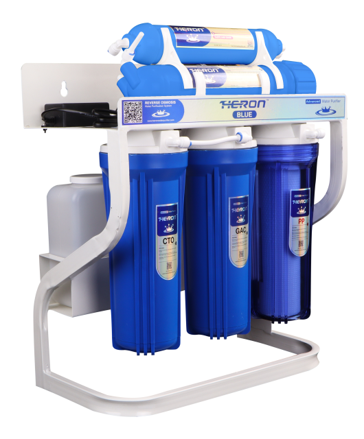 Heron Blue Water Purifier - 5 Stage RO Filtration for Clean Drinking Water