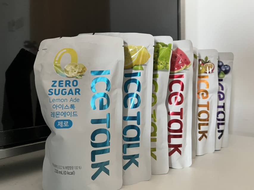 ICE TALK Ade - 230ml Korean Pouch Drink with 7 Flavor Options