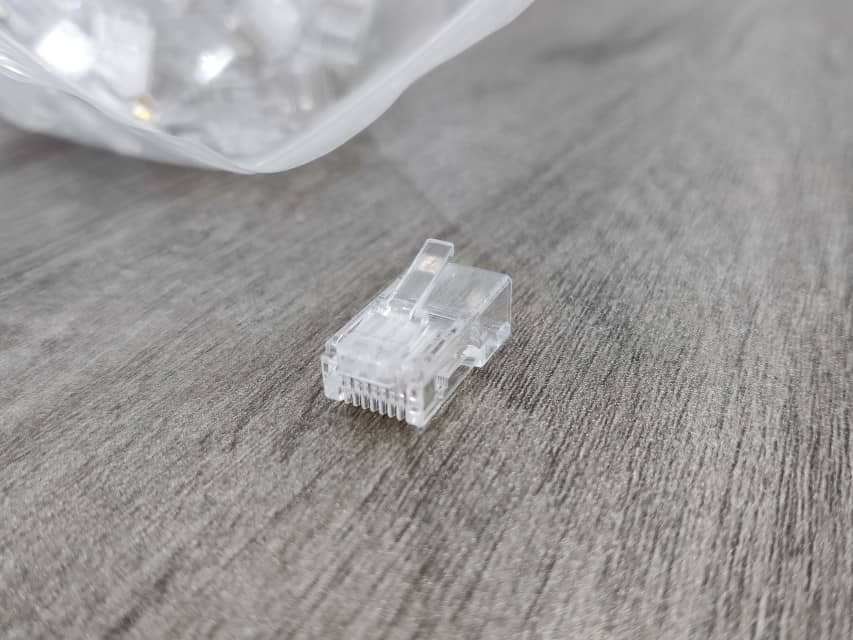 IS678 CAT5E 3U RJ45 Connector 100 PCS - Gold-Plated at Best Price