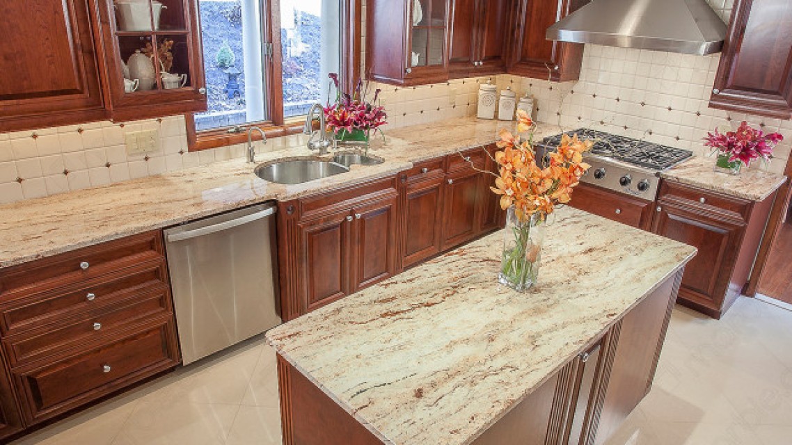 Elegant Ivory Brown Granite from South India