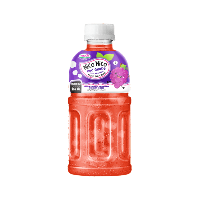 Nico Nico Red Grape Juice Drink with Nata de CoCo - 320ml Wholesale Price