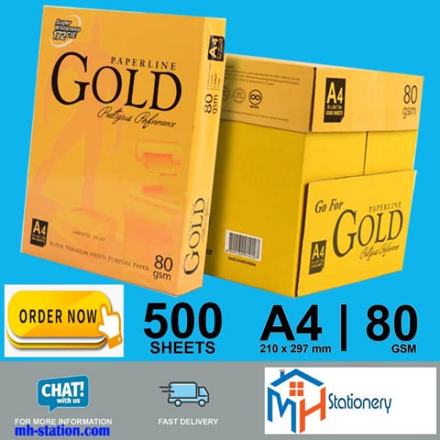 Paperline Gold A4 Copy Paper 80 gsm Wholesale