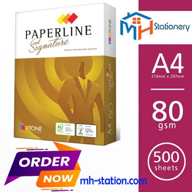 Paperline Standard Copy Paper A4 80 GSM - for Printing & Copying