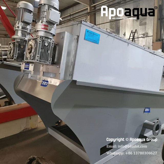 Pig Manure Sludge Dewatering Screw Press Machine for Efficient Solid-Liquid Separation