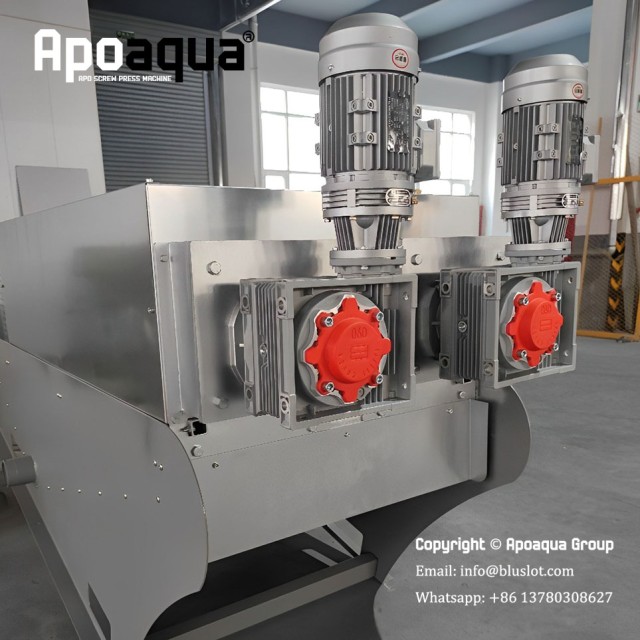 Pig Manure Sludge Dewatering Screw Press Machine for Efficient Solid-Liquid Separation