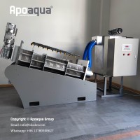 Efficient Hospital Sewage Screw Press Dewatering Machine at Best Price