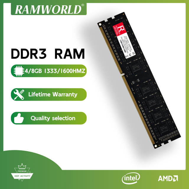 8GB DDR3 1600MHz PC3-12800 Desktop RAM Memory Modules - Bulk Price Available