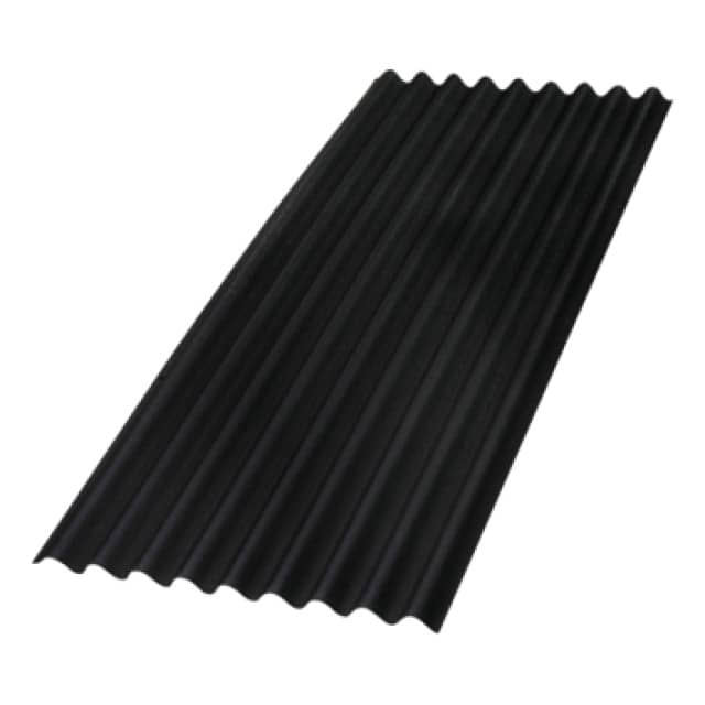 Aquaplan Topline Corrugated Sheet 200x86 cm Black - Wholesale Rate, Supplier