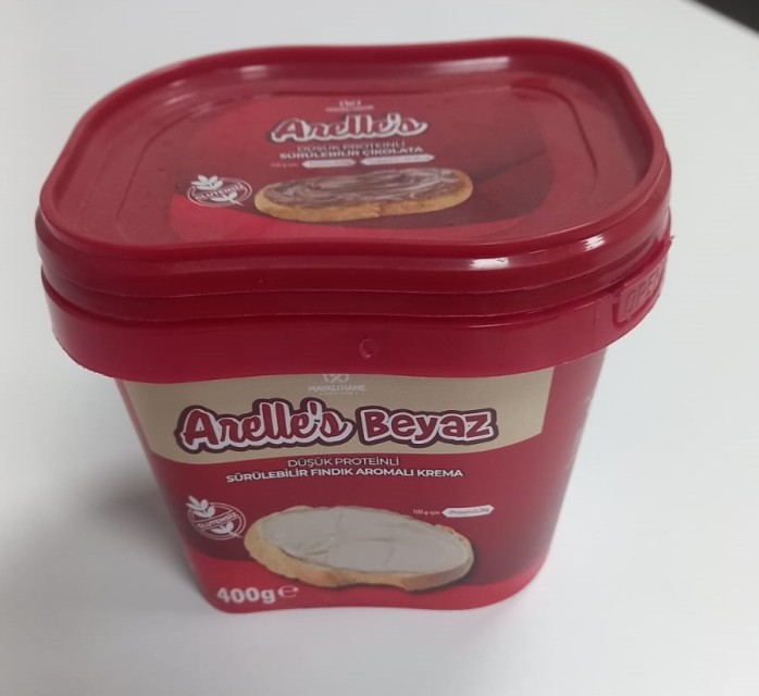 Arelle's White Spreadable Hazelnut 300g/400g – Low Protein Spread for Medical Use