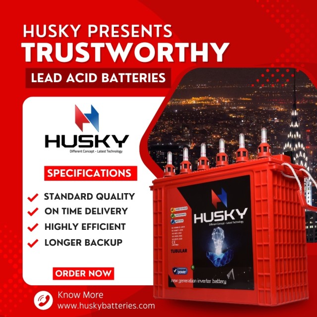 Husky Tall Tubular Battery - Reliable Power Solutions for Every Need