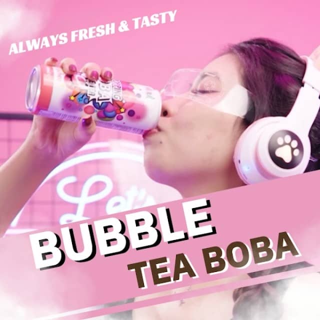 Popping Boba Bubble Tea with Mango Flavor 320ml – Bulk Wholesale Supplier