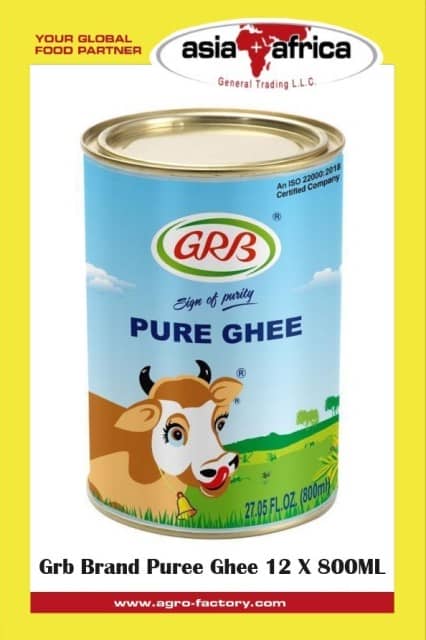 Pure Ghee - GRB First Quality, Bulk Supplier, 12x1Ltr