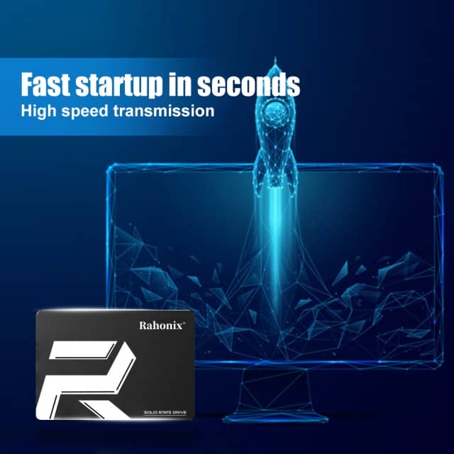 Rahonix RS Series 2.5” SATA III SSD, Read Speed Up To 560mb/s