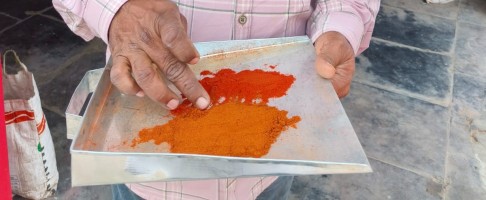 Red Chilli Powder 100% Bright Red at Teja & Guntur Grade