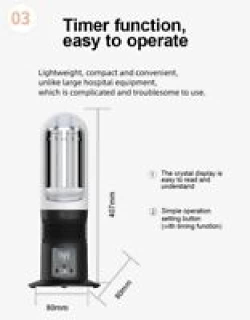 UV Phototherapy Lamp for Skin Disease Philips UVB Lamp FDA Approved