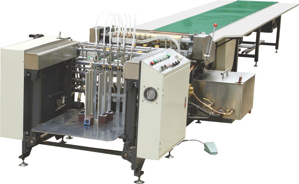 Automatic Paper Gluing Machine for Rigid Boxes