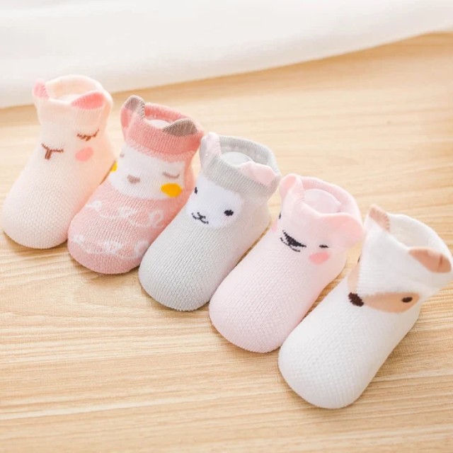 Customizable Newborn Baby Socks with Premium Cotton, Wholesale Prices