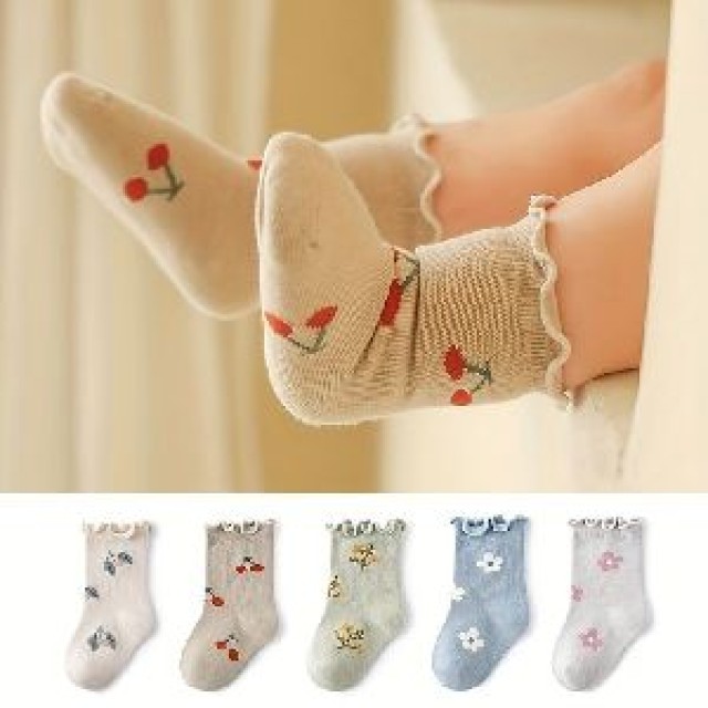 Customizable Newborn Baby Socks with Premium Cotton, Wholesale Prices