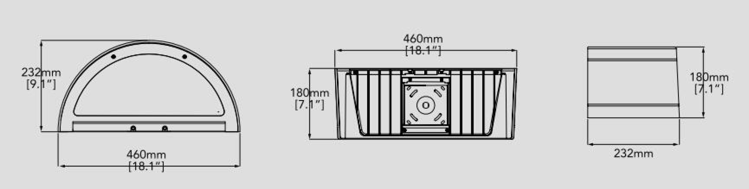 DCL360 Wall Pack from China Supplier with 0-10V Dimming Option