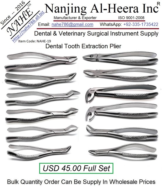 Dental Tooth Extraction Pliers Wholesale Pricing from Manufacturer