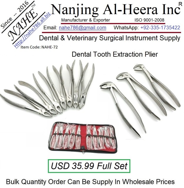 Dental Tooth Extraction Pliers Wholesale Pricing from Manufacturer