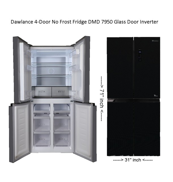 Four Door Fridge DMD 7950 Inverter No Frost at Best Wholesale Price