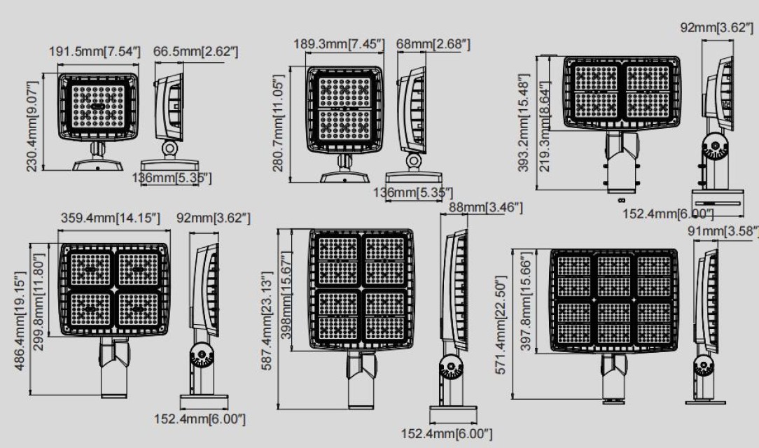 Adjustable Area Light FSL Series for Bulk Purchase at Best Prices