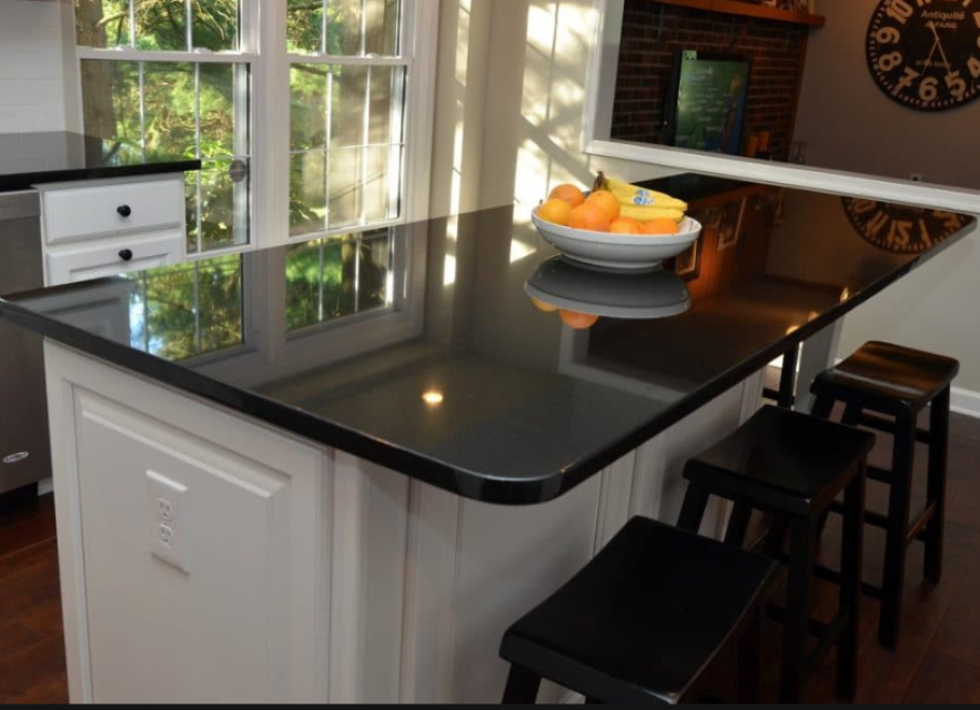 ABSOLUTE BLACK Granite Slab for Countertops & Flooring