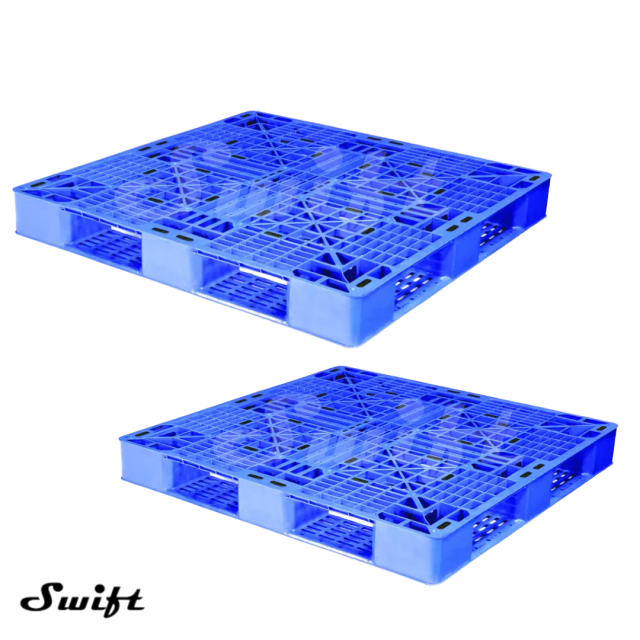 HDPE Double Deck Medium Duty Plastic Pallet - Bulk Rate, Swift Technoplast