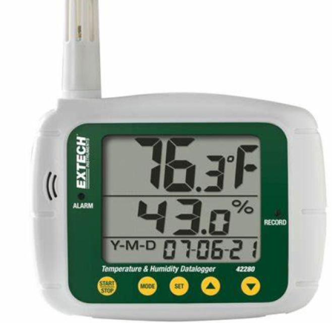 RK-22 Multi-Use Temp & Humidity Datalogger at Reprogrammable, Accurate