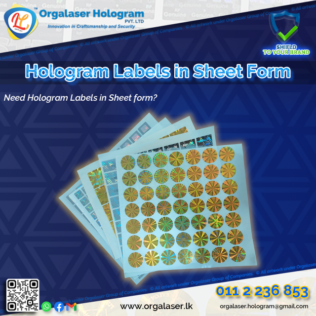 Security Hologram Labels for Brand Protection and Tamper Evidence Wholesale