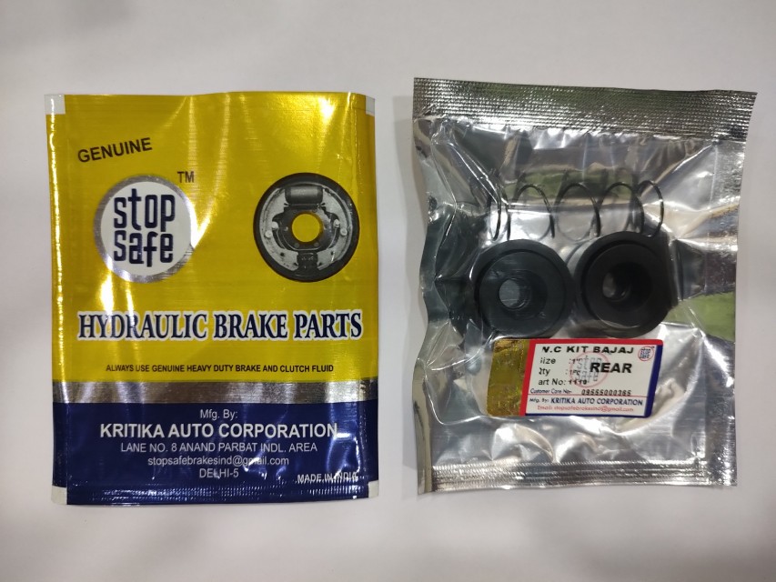 Wheel Cylinder Kit, Stop Safe - EPDM Technology, OEM Model, Black Color