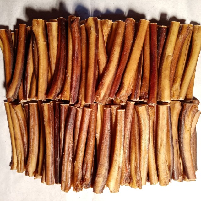 100% Natural 6 inch Bully Sticks - Dog Chews for Healthy Teeth