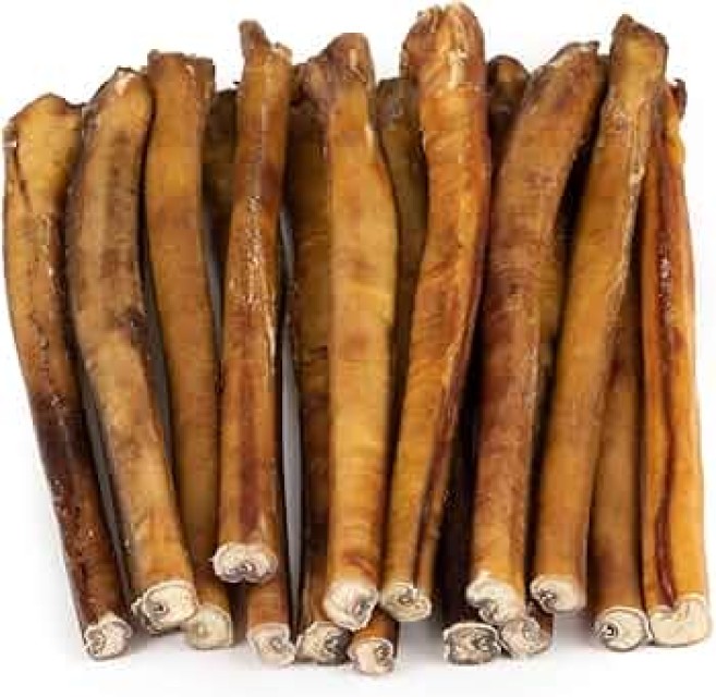 100% Natural 6 Inch Bully Sticks for Dogs – High Protein Chews, USDA Approved