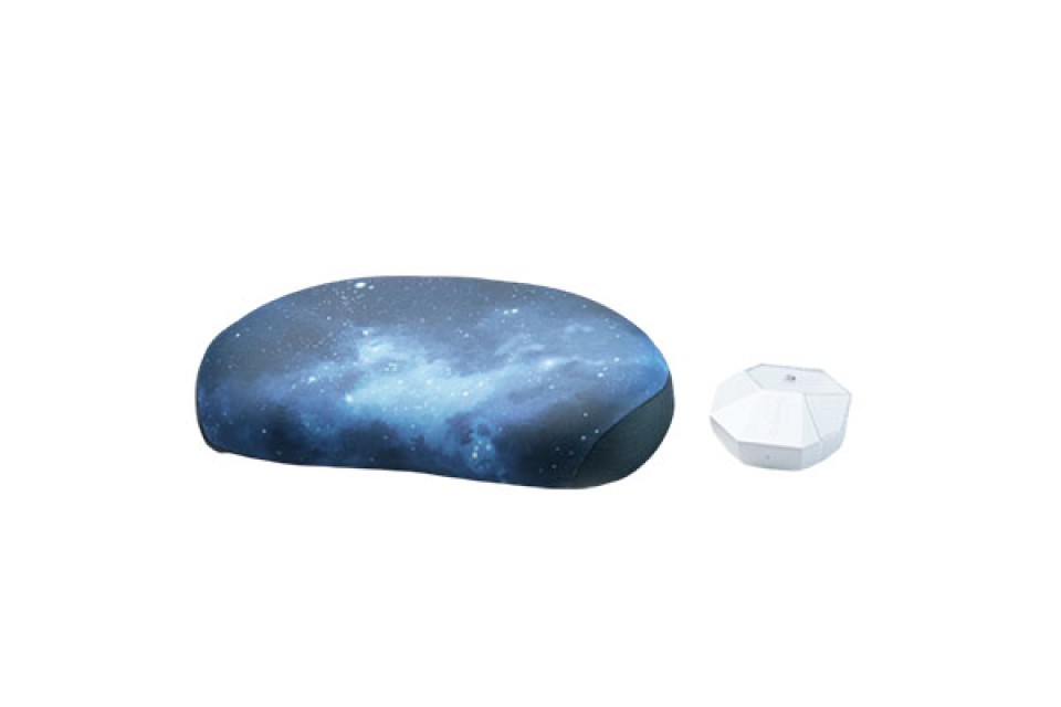 AI Smart Pillow Starry Sky Pillowcase - Sleep Aid with Neck Protection & Breathing Regulation