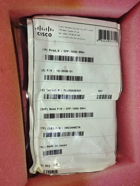 Cisco 100 Gigabit Optical Modules CFP-100G-ER4 Wholesale Price