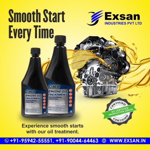 Exsan Engine Oil Treatment - Premium Oil Treatment for Smooth & Quiet Motor Performance